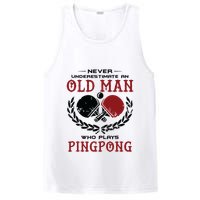 Never Underestimate An Old Man Who Plays Ping Pong PosiCharge Competitor Tank