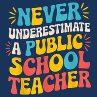 Never Underestimate A Public School Teacher Walz Harris 2024 Cooling Performance Long Sleeve Crew