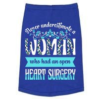 Never Underestimate A Who Had An Open Heart Surgery Gift Doggie Tank