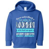 Never Underestimate A Who Had An Open Heart Surgery Gift Toddler Hoodie