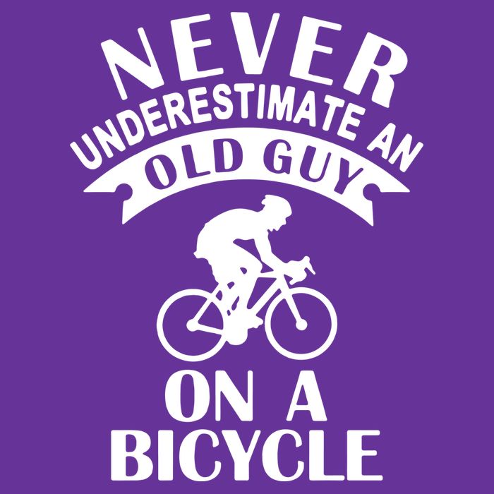 Never Underestimate An Old Guy On A Bicycle Mesh Reversible Basketball Jersey Tank