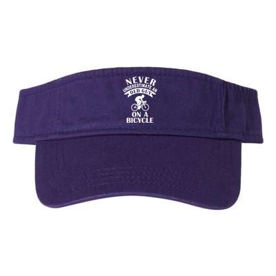 Never Underestimate An Old Guy On A Bicycle Visor