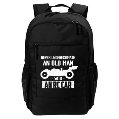 Never Underestimate An Old With An Rc Car Racing Gift Backpack