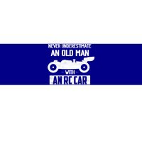 Never Underestimate An Old With An Rc Car Racing Gift Bumper Sticker