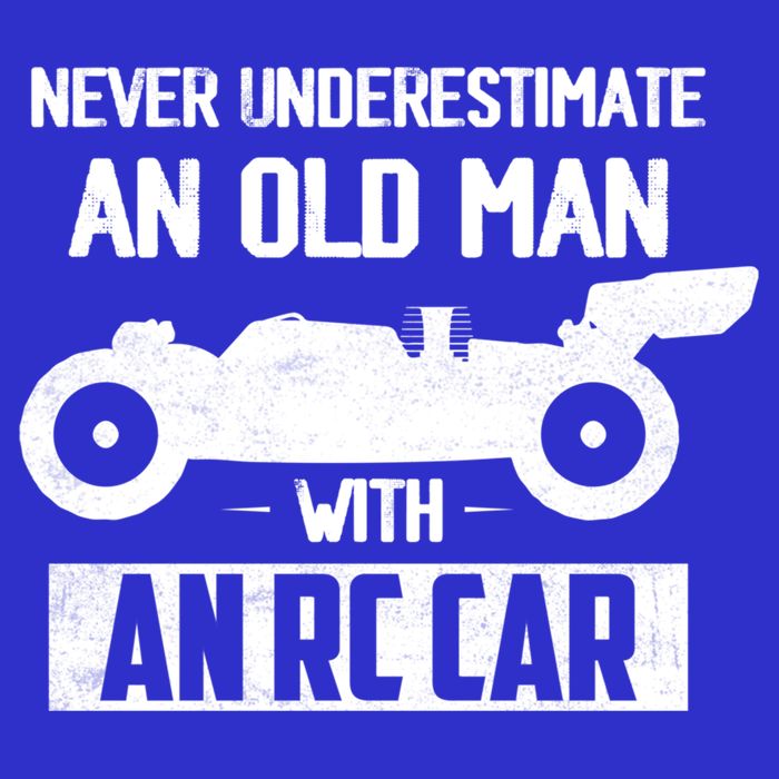 Never Underestimate An Old With An Rc Car Racing Gift Visor