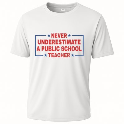 Never Underestimate A Public School Teacher Performance Shirt
