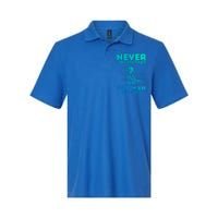 Never Underestimate An Old On Skis Skiing Lovers Tee Meaningful Gift Softstyle Adult Sport Polo