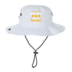 Never Underestimate An Old With A Pickleball Fathers Day Cool Gift Legacy Cool Fit Booney Bucket Hat