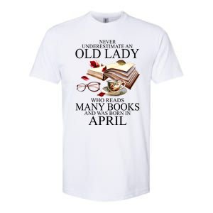 Never Underestimate An Old Lady Who Reads Many Books Gift Softstyle CVC T-Shirt