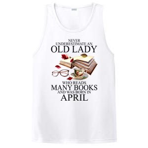 Never Underestimate An Old Lady Who Reads Many Books Gift PosiCharge Competitor Tank