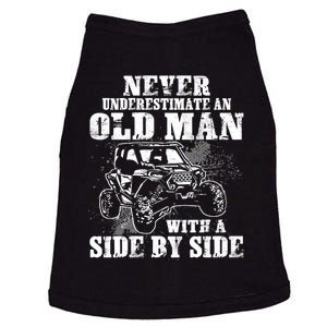 Never Underestimate An Old Man Funny Doggie Tank