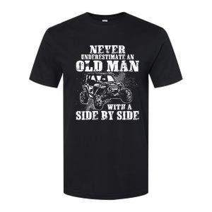 Never Underestimate An Old Man Funny Softstyle CVC T-Shirt