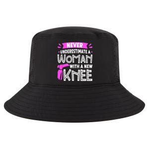 Never Underestimate A Women New Knee Replacement Surgery Cool Comfort Performance Bucket Hat