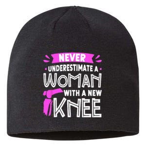 Never Underestimate A Women New Knee Replacement Surgery Sustainable Beanie