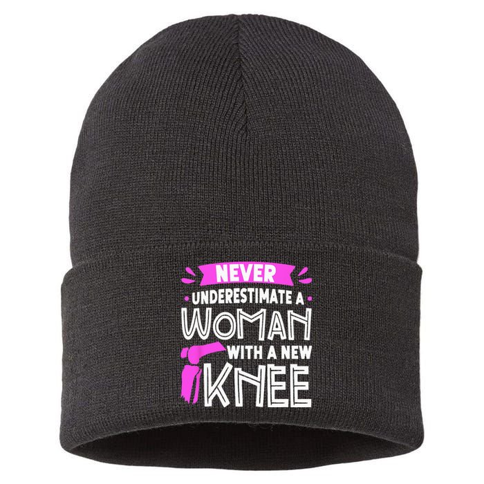 Never Underestimate A Women New Knee Replacement Surgery Sustainable Knit Beanie