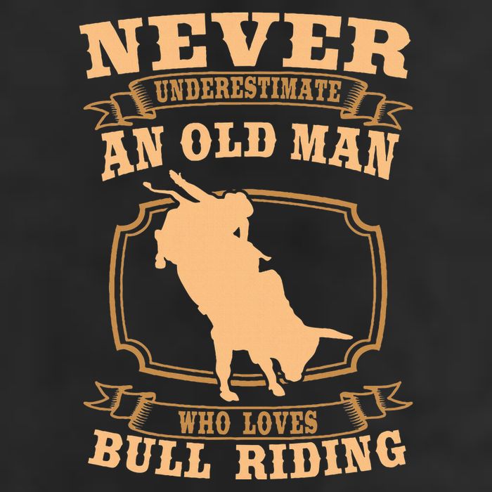 Never Underestimate An Old Man Bull Riding Rodeo Sport 11oz C Handle Ceramic Mug