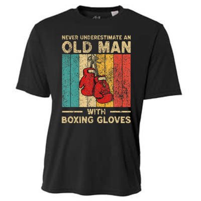 Never Underestimate An Old Man Cooling Performance Crew T-Shirt