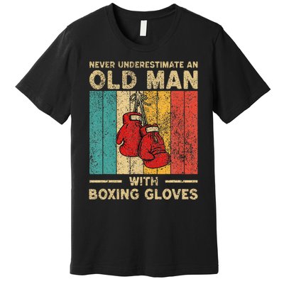 Never Underestimate An Old Man Premium T-Shirt