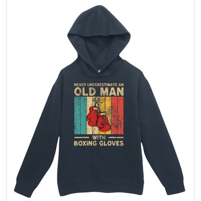 Never Underestimate An Old Man Urban Pullover Hoodie