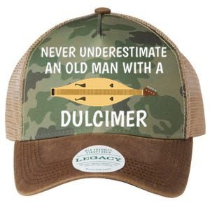 Never Underestimate An Old Man Appalachian Dulcimer Legacy Tie Dye Trucker Hat