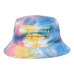 Never Underestimate An Old Man Appalachian Dulcimer Tie Dye Newport Bucket Hat