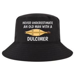 Never Underestimate An Old Man Appalachian Dulcimer Cool Comfort Performance Bucket Hat