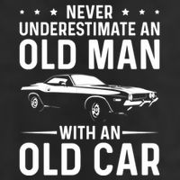 Never Underestimate An Old With An Old Car Classic Car Great Gift 11oz C Handle Ceramic Mug