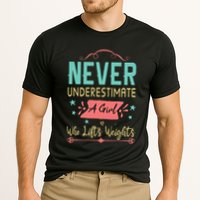 Never underestimate a Girl Who Lifts Weights Weightlifting  Cooling Performance Crew T-Shirt