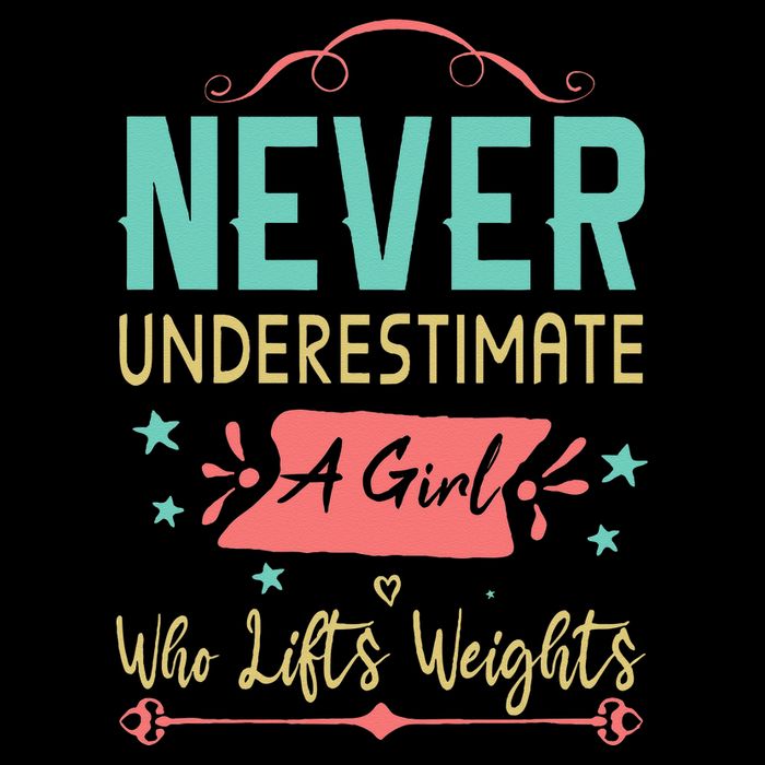 Never underestimate a Girl Who Lifts Weights Weightlifting  Cooling Performance Crew T-Shirt