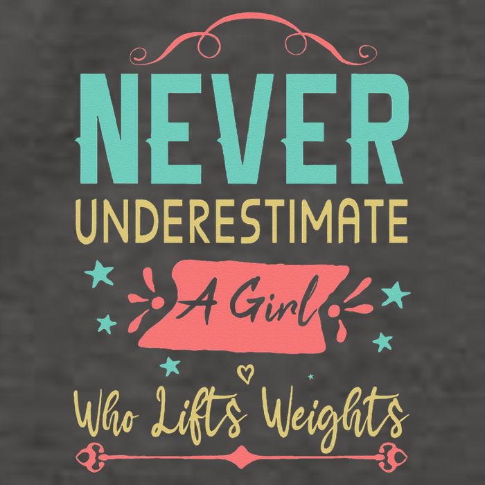 Never underestimate a Girl Who Lifts Weights Weightlifting  Vector Backpack