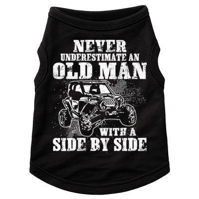 Never Underestimate An Old Man With A Side By Side SXS UTV Doggie Tank