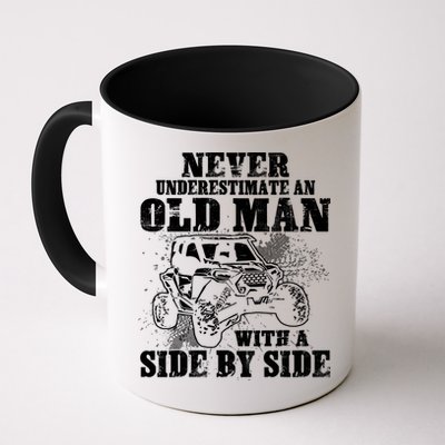 Never Underestimate An Old Man With A Side By Side SXS UTV Mug