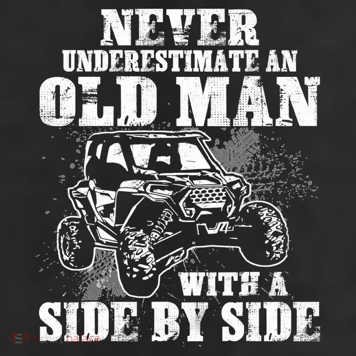 Never Underestimate An Old Man With A Side By Side SXS UTV Beanie