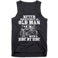 Never Underestimate An Old Man With A Side By Side SXS UTV Tank Top