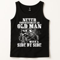 Never Underestimate An Old Man With A Side By Side SXS UTV Tank Top