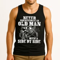 Never Underestimate An Old Man With A Side By Side SXS UTV Tank Top