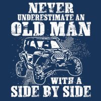 Never Underestimate An Old Man With A Side By Side SXS UTV Infant Baby Jersey Bodysuit