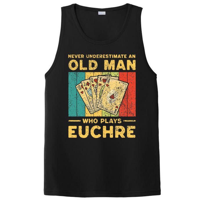 Never Underestimate An Old Man Who Plays Euchre PosiCharge Competitor Tank