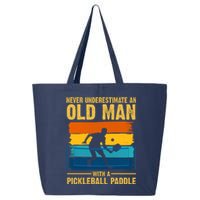 Never Underestimate An Old Man With A Pickleball Paddle 25L Jumbo Tote