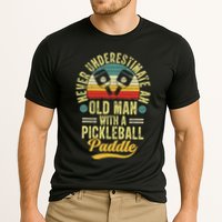 Never Underestimate An Old Man With A Pickleball Paddle Performance Shirt
