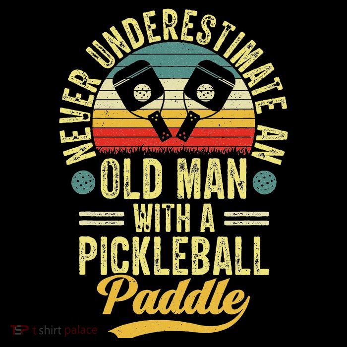 Never Underestimate An Old Man With A Pickleball Paddle Full Zip Hoodie
