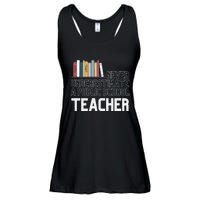 Never Underestimate A Public School Teacher Ladies Essential Flowy Tank