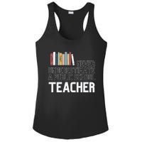 Never Underestimate A Public School Teacher Ladies PosiCharge Competitor Racerback Tank