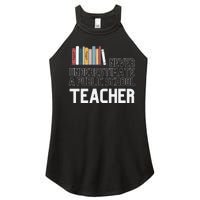 Never Underestimate A Public School Teacher Women's Perfect Tri Rocker Tank