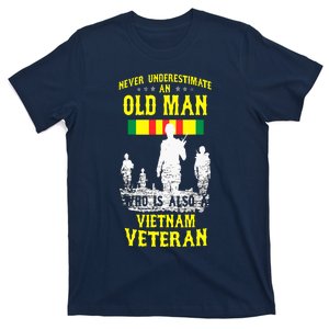 Never Underestimate An OLD MAN Vietnam Veteran T-Shirt