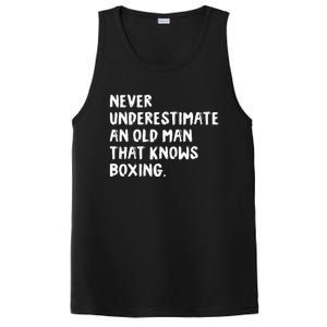 Never Underestimate An Old Man That Knows Boxing PosiCharge Competitor Tank