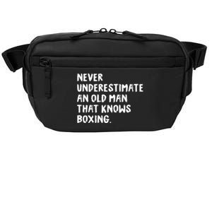 Never Underestimate An Old Man That Knows Boxing Crossbody Pack