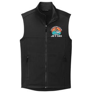 Never Underestimate And Old On A Jet Ski Gift Collective Smooth Fleece Vest