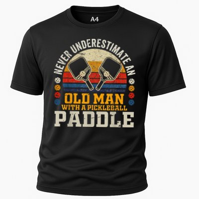 Never Underestimate An Old Man With A Pickleball Performance Shirt