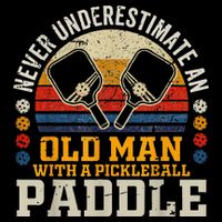 Never Underestimate An Old Man With A Pickleball Backpack